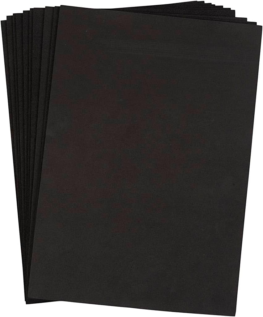 A4 Black Card Paper – 10 Sheets 210x297mm – Thick 220gsm Craft Card for Drawing, Place Cards, Scrapbooking, School Art & DIY Craft Projects