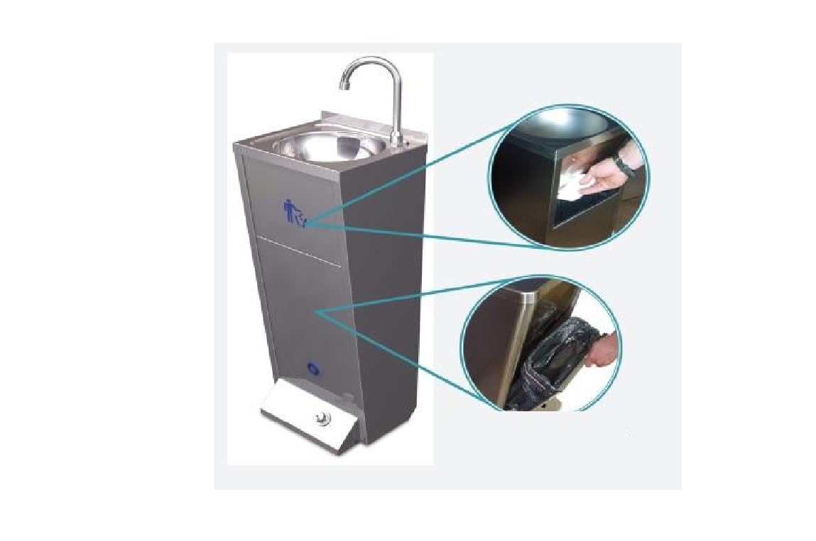 Lavamanos profesional con un botón h509_07