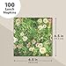 100 Pack Daisy Paper Napkins, 6.5 inch Disposable Floral Tissue Paper for Garden Party Decorations, Tea, Bridal Shower, Wedding, Baby Shower, Birthday, Floral Cocktail Napkins for Events