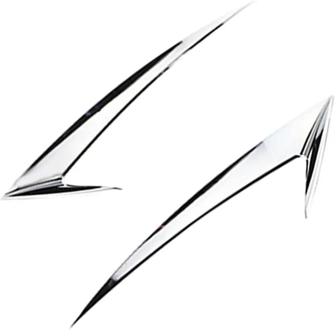 Car Headlight Washer Cap, for Chevrolet, for Cruze Sedan Hatchback 2009-2015 Car Accessories Headlight Eyebrow Sticker ABS Chrome Stickers