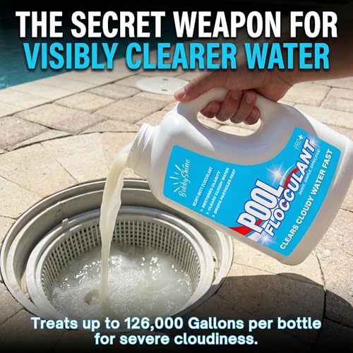 BubbyShine Pool Flocculant, Flocculant for Pool, Pool Flock Drop Out Treatment for Cloudy Water, Particle Settling Support, Pool Clarifier for Inground & Above Ground Pools, 3L by BubbyShine - Image 9