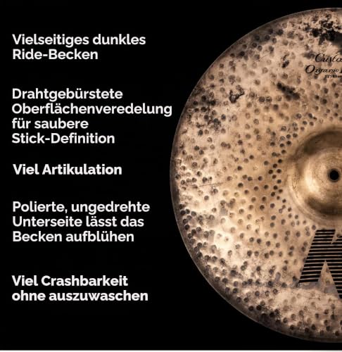 Zildjian K Custom Series - 21 Zoll Organic Ride Cymbal