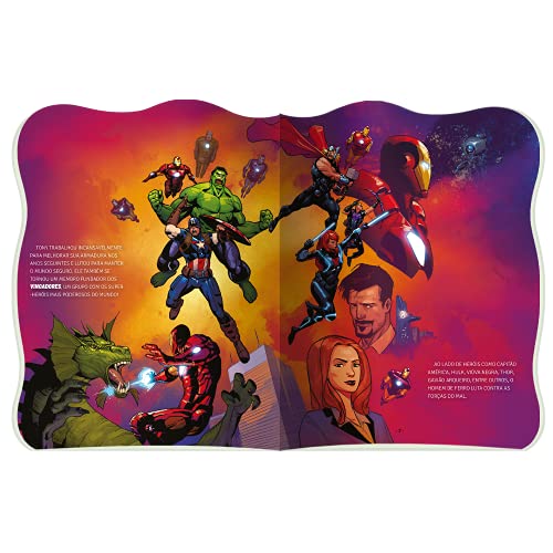 LIVRO RECORTADO MARVEL HOMEM DE FERRO