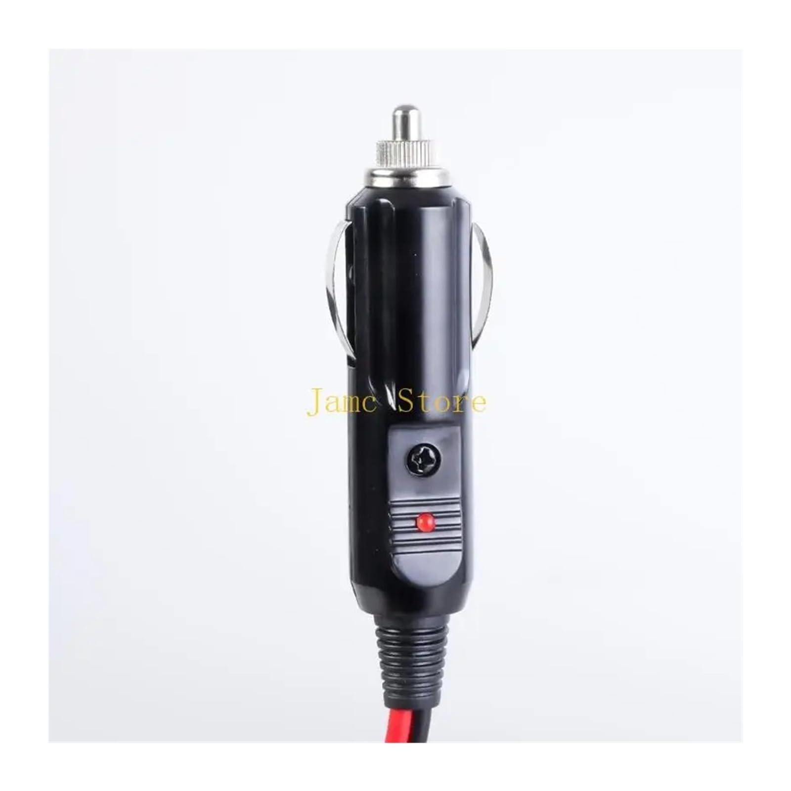 Męski kabel adaptera do gniazda zasilania samochodu, 12 V, 24 V, 14 AWG, wytrzymałe, męskie złącze wtykowe do stacji ładującej panel słoneczny z bezpiecznikiem 20 A (dla 3 m)