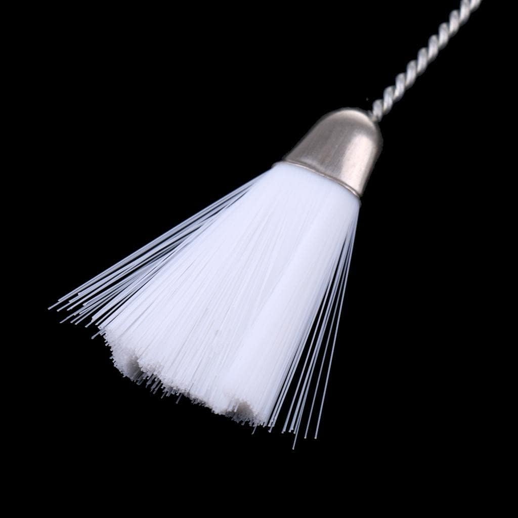 Tennis Racket Cleaning Brush Stringing Tools- Weight and for Clothing Machine Cleaning ¨C 5.9 Inch Stainless Steel and Plastic Brush for Badminton & Tennis