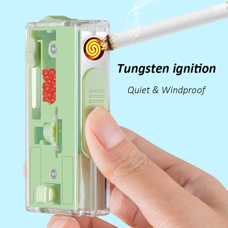 Crushball Dispenser Capsule Dispenser DIY Explosion Beads Box with Lighter,  Cigarette Lighter Fresh Pop Loader, Cigarette Filter Capsules, Variety of  Flavours (Green) : Amazon.de: Electronics & Photo
