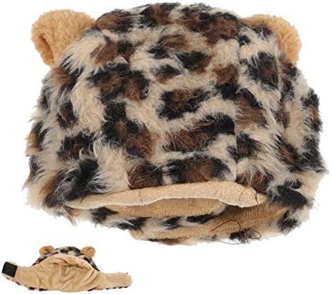 Cute Cat Accessories Headband Wigs Puppy Outfits Pet Leopard Hat Pet Lion Hood Pet Winter Hat Dog Hat Pet Dress up Headdress Wear-Resistant Pet Hat Headgear Clothing Lion Headgear