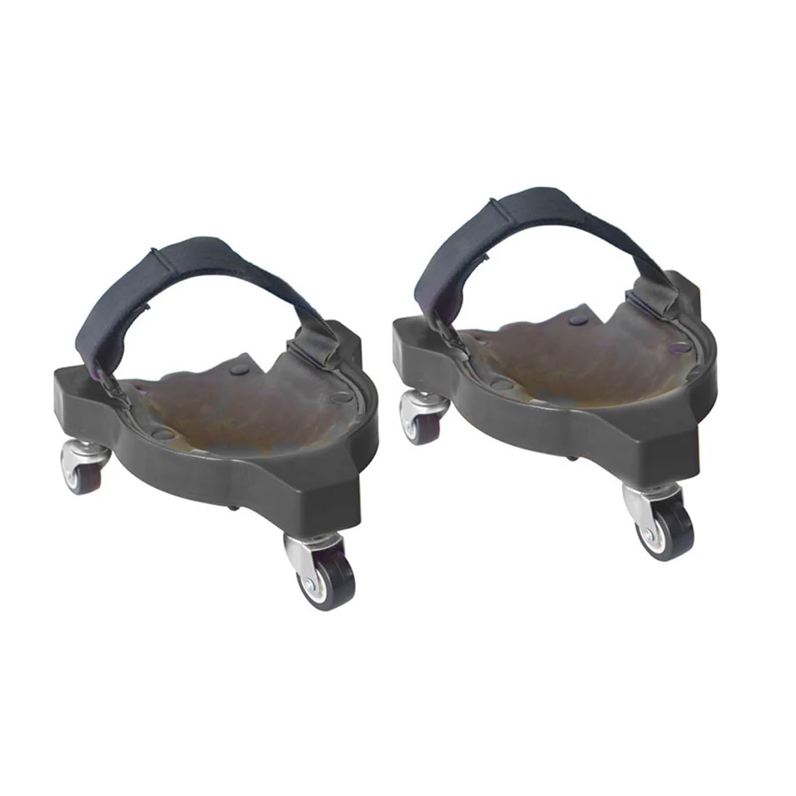 MIUYTRN Rodilleras rodantes multiusos, rodillera con polea, 3 ruedas giratorias, for trabajos de construcción, jardinería, rojo, negro, amarillo, 1 ud. cuicui(Red)