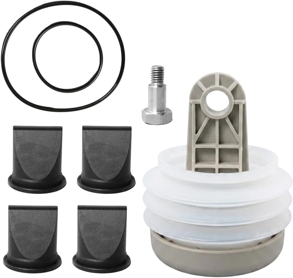 385230980 Pump Bellow Kit with 1-1/2" Duckbill Valves & O-Ring Kit, Vacuum Pump Maintenance Set Compatible with Sealand S T J Series, Essential for RV and Marine Toilet Systems