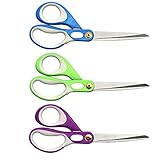 KUONIIY Scissors Multipurpose 8 Inch 3-Pack,come with cover