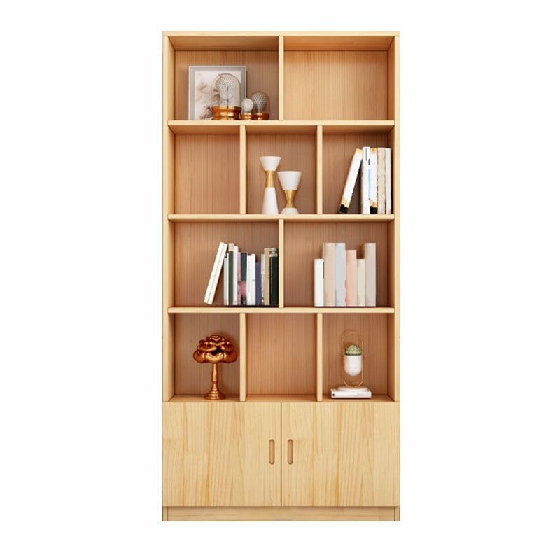 Amazon.com: CraftThink Bookcase, Vertical Natural Pine Wood Cube