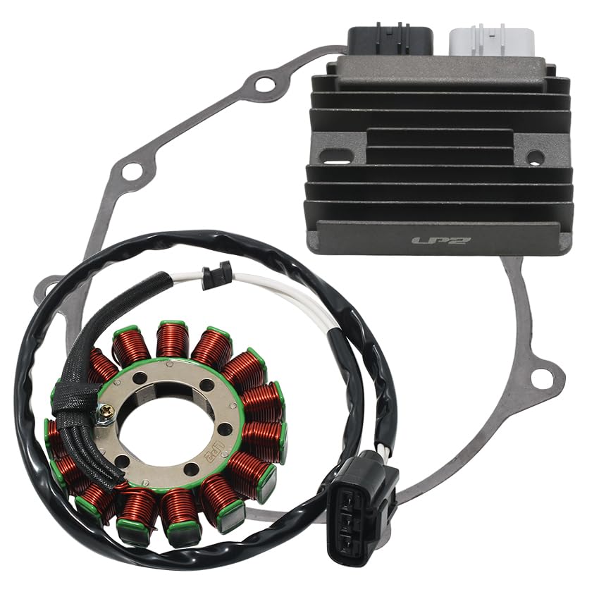 Junta de estator rectificador de bobina de estator para Kawasaki Ninja H2 ZX1000 ZX1002 para Kawasaki Ninja H2R ZX1000 para Kawasaki Ninja H2/Ninja