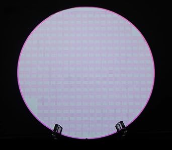 Silicon Wafer 8 /12 , IC Circuit Pattern Sample, Semiconductor Display Wafer for Lab, Teaching and Exhibition 8" Wafer No.8687 Kit
