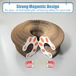 2-Pack Magic Organ Cat Toy | Kitty Curls Cat Toy | Reversible Cat Scratcher Pad with Bell Balls, Corrugated Cardboard Scratching Board for Indoor Cats, Furniture Protection - Image 7