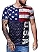 Produktbild OneRedox Herren Länder T-Shirt Kurzarm Rundhals Fußball USA 1513 XXL