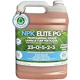 NPK Phosphorus-Free Liquid Lawn Fertilizer - All-Season, Pet & Kid-Friendly Plant Food with Nitrogen & Potassium - All-Type Grass Fertilizer for Lawn, Turf & Golf Course by FoliarTech, 1 gal