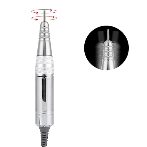 Miniatura 7 de Mango de taladro eléctrico profesional, mango de taladro portátil, bolígrafo de manicura de repuesto, lijadora eléctrica con bajo ruido para salón y