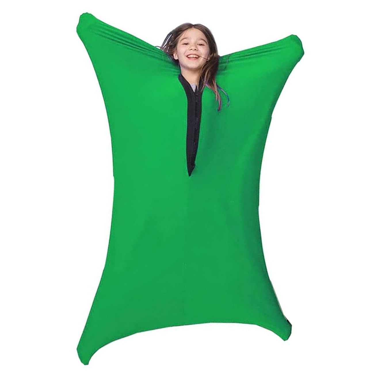 TRQQWEQQ Sensory Body Sock For Adult Sensory Socks Keep Nice Sleeping Comfortable Full-Body Wrap Stretchy Body Sox(Green,S/Small)