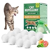 Cat Repellent Outdoor & Indoor, Cat Deterrent Outdoor Indoor, Natural Essential Oil...