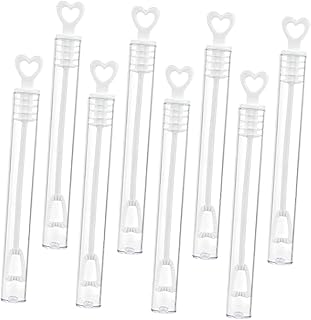 Alasum 24pcs Empty Bubble Bottle Bubbles Wands Bubbles Machine for Kids Bubble Sticks for Kids Bubble Wands Party Favors Wedding Bubble Wands Tube Bubble Stick Plastic Transparent Filling