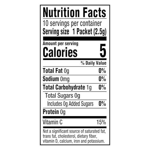 Image of Crystal Light Drink Mix, 10 Packets, for Convenient On-the-Go Flavorful Hydration, Naturally flavored with other natural flavor Peach Mango Green Tea, Zero Sugar, 0.8 oz