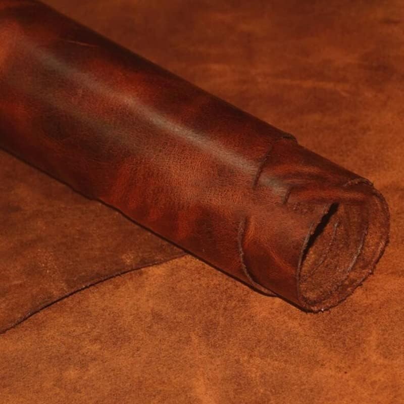 Materiał skórzany, tkanina skórzana, wosk olejny ze skóry bydlęcej 2,0 mm licowej Wiele rozmiarów do majsterkowania(30x60cm)