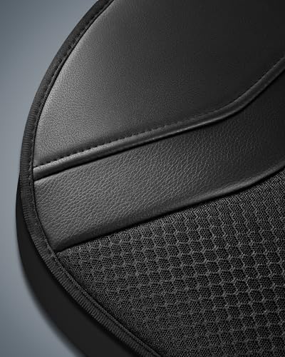 image for Skechers Memory Foam Car Seat Covers, Leather Seat Covers with Thick M