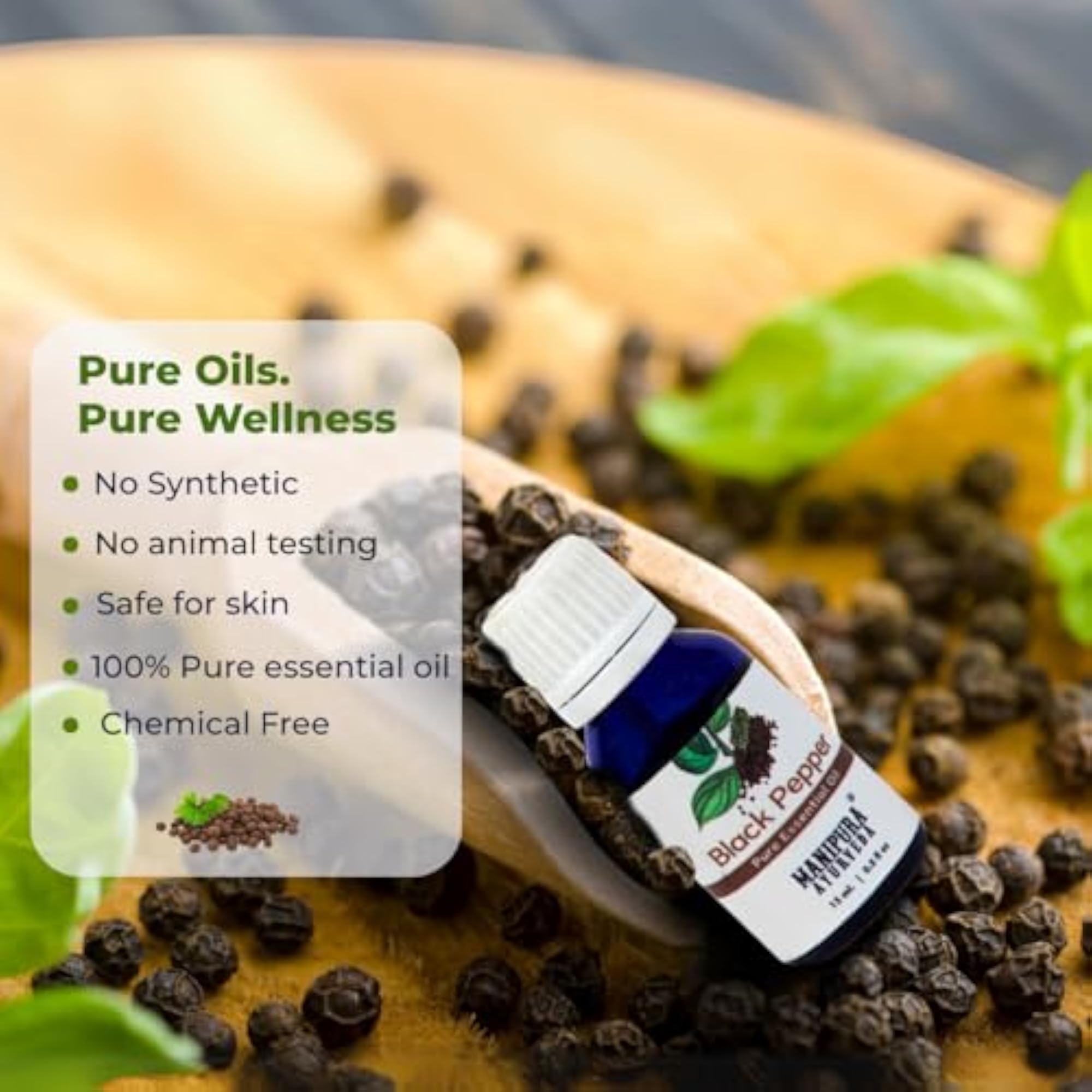 Black Pepper & Chamomile Essential Oil Combo Pack, 100% Pure