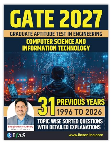 Image of GATE 2027 Computer Science & Information Technology | GATE General Aptitude Books 2026 (3 Books) | Previous Year Solved Papers with Detailed Solutions | Best Seller Books topic wise Sorted PYQ | IFAS
