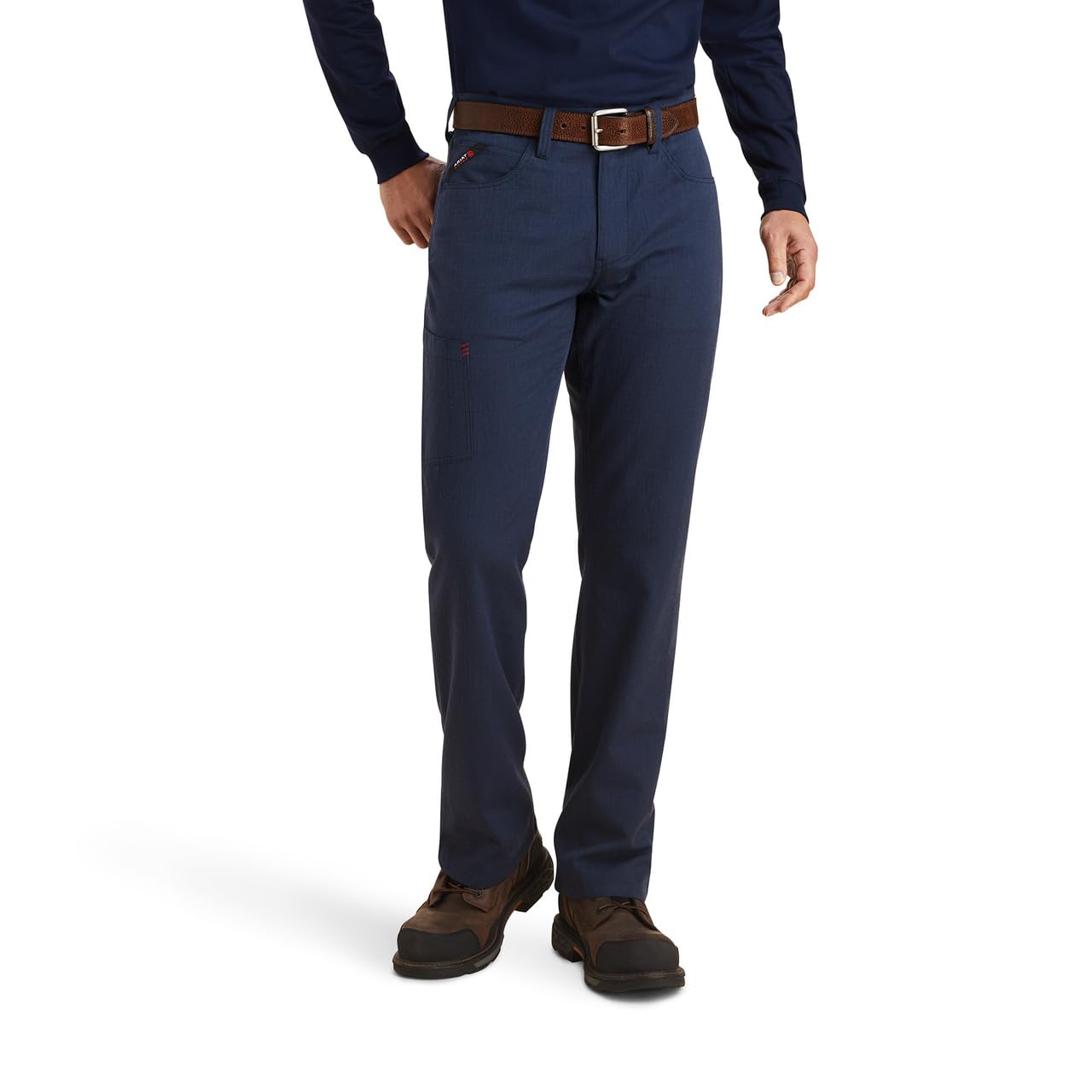 ARIAT Men's Flame Resistant M4 Relaxed Crossfire Straight Pant Navy