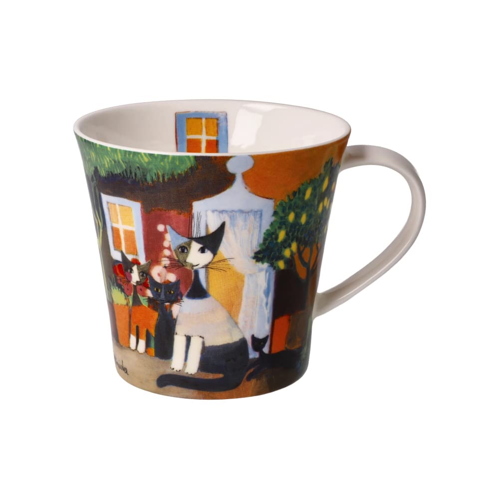 Goebel UNA Bellissima Giornata Rosina Wachtmeister Coffee/Tea Cup 13.5 x 10.5 x 9.5 cm