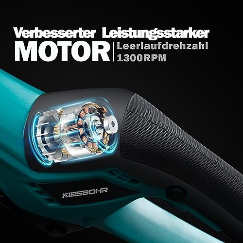 Foto von KIESBOHR Akku Heckenschere - Kompatibel mit Makita 18V Akku - Grasschere und Akku Heckenschere in einem (Ohne Akku-Ladegerät)