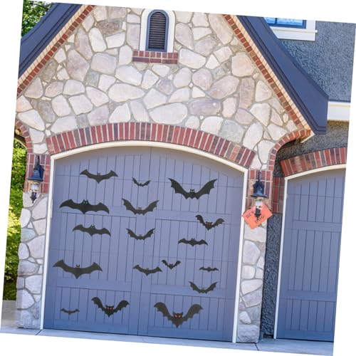 Decoraciones de Halloween DOITOOL reutilizables sin adhesivo para puertas 3