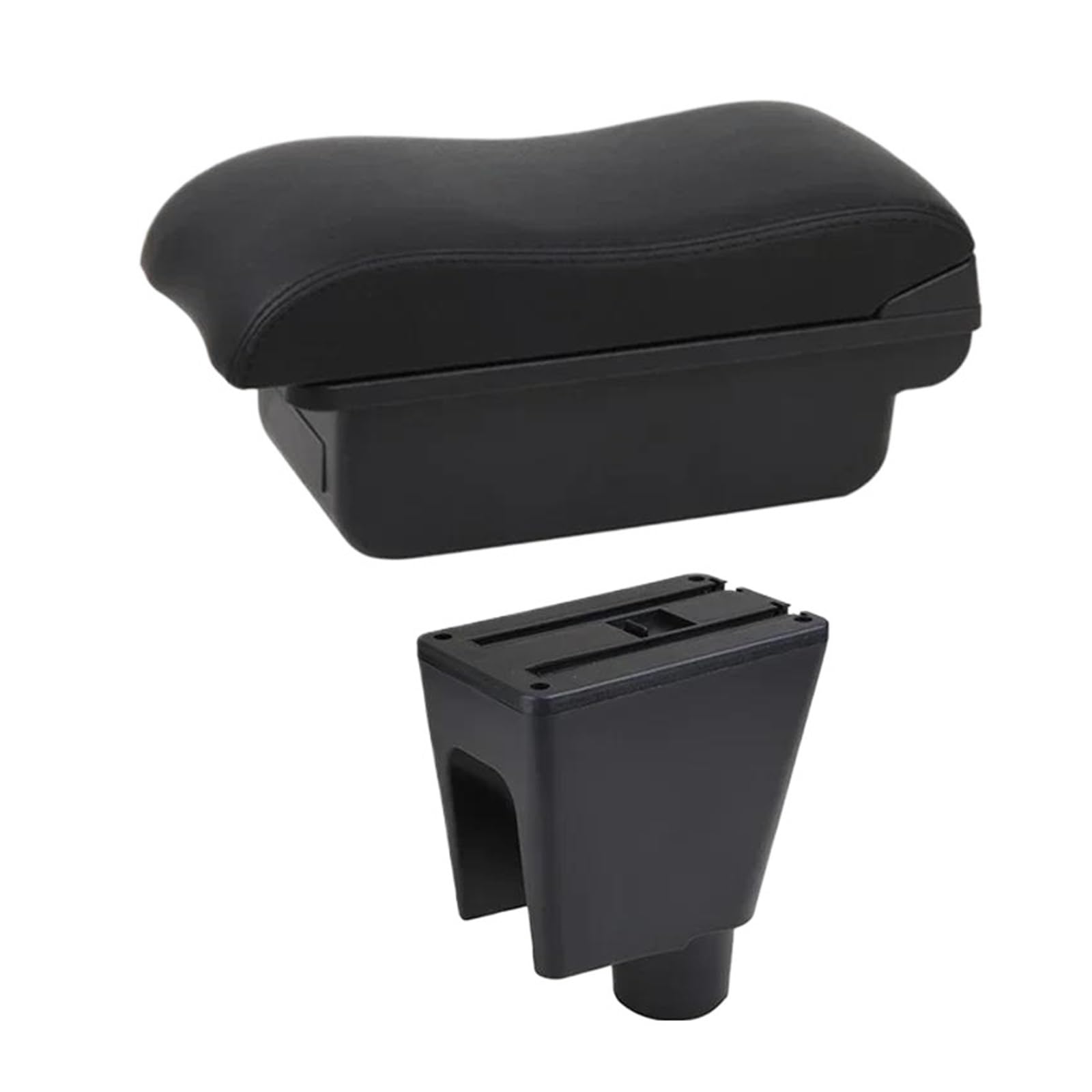 REOKIP Car Armrest Storage Box Interior Dedicated Retrofit For Chevrolet For Spark III For Aveo T200 Car Arm Rest Box(B2 Black Line)