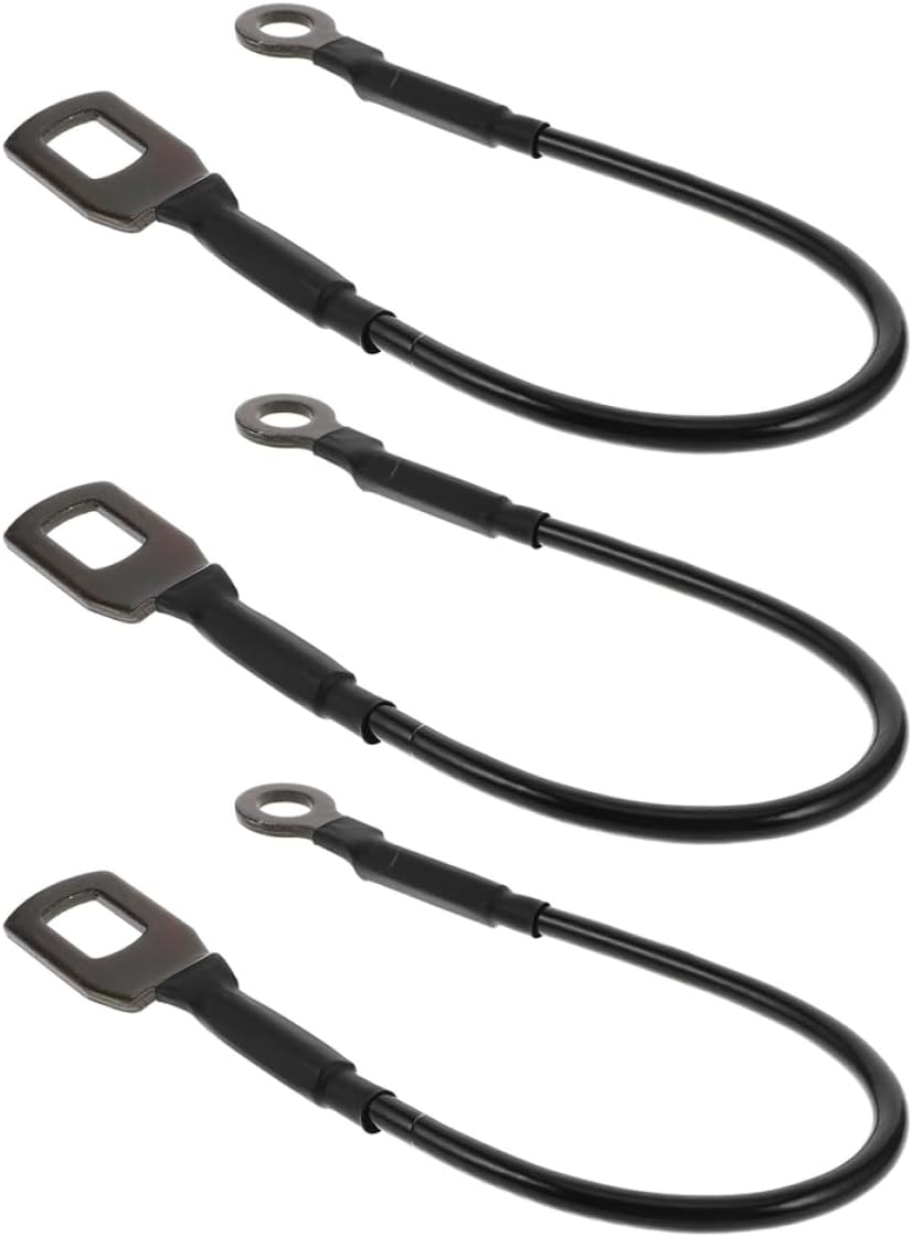 Amosfun 3pcs Pickup Truck Tailgate Support Straps Car SUV Rear Tailgate Cable Replacement Cable Easy Fit