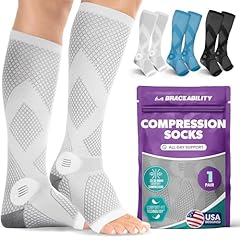 Gray - Open Toe - 1 Pair