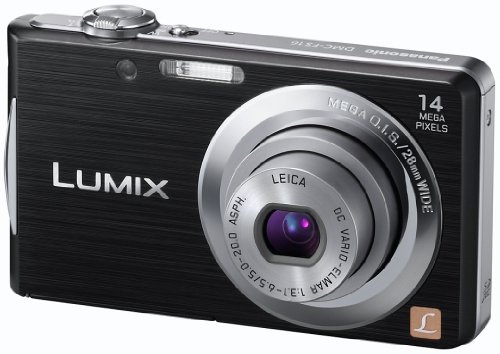 Panasonic Lumix DMC-FS16EG-K Digitalkamera (14 Megapixel, 4-fach opt. Zoom, 6,7 cm (2,7 Zoll) Display, bildstabilisiert…