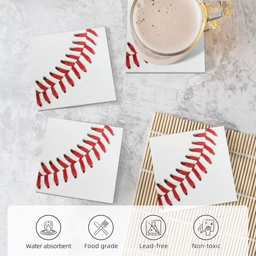 Dessous de verre céramique baseball : cadeau idéal pour passionné - 6