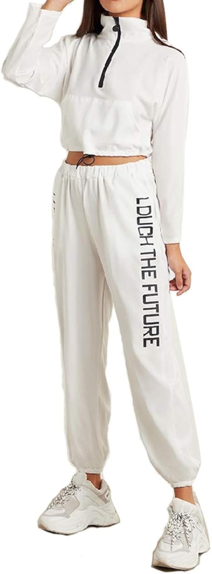 2 Piece Ladies Joggers Set Womens Tracksuit Ladies Sports Gym Wear