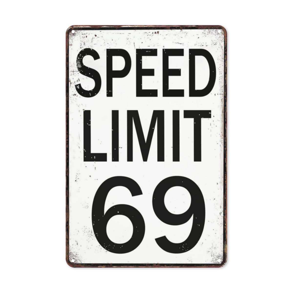 Road Signs Room Decor Speed Limit 69 Sign Funny Street Tin Signs For Bedroom Cool Stuff For Mens Teens Cool Poster For Guys Bedroom Cool Things For Your Room Teen Boys Dorm Wall Decor Street Road Traf