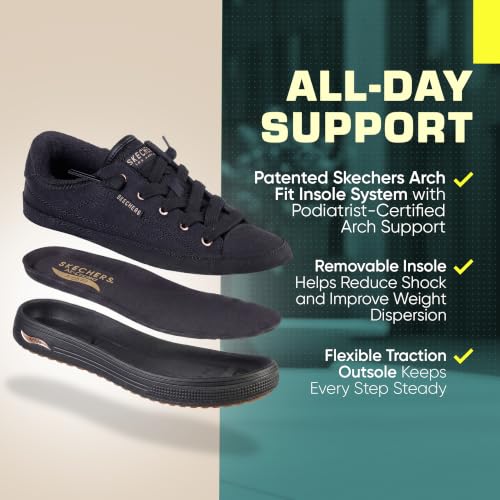 Image of SKECHERS Women's James Goldcrown: Arch Fit Arcade-Love on Top Sneaker