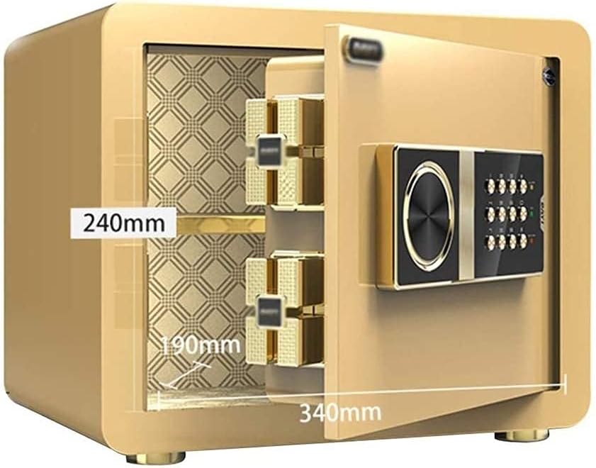 Cabinet Safes Diversion Safes Wall Safes Electronic Home Safe with Medium 25cm All Steel Anti theft