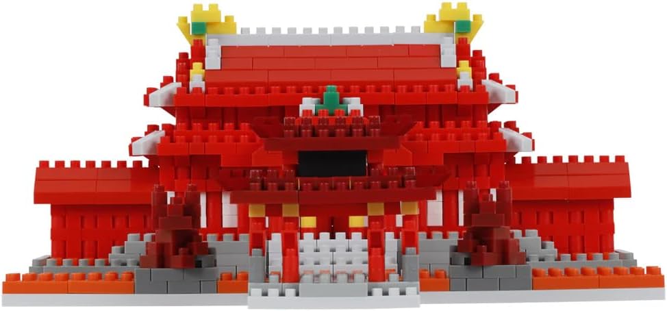 Nanoblock Shuri Castle, construction toy NBM-030, multicolored