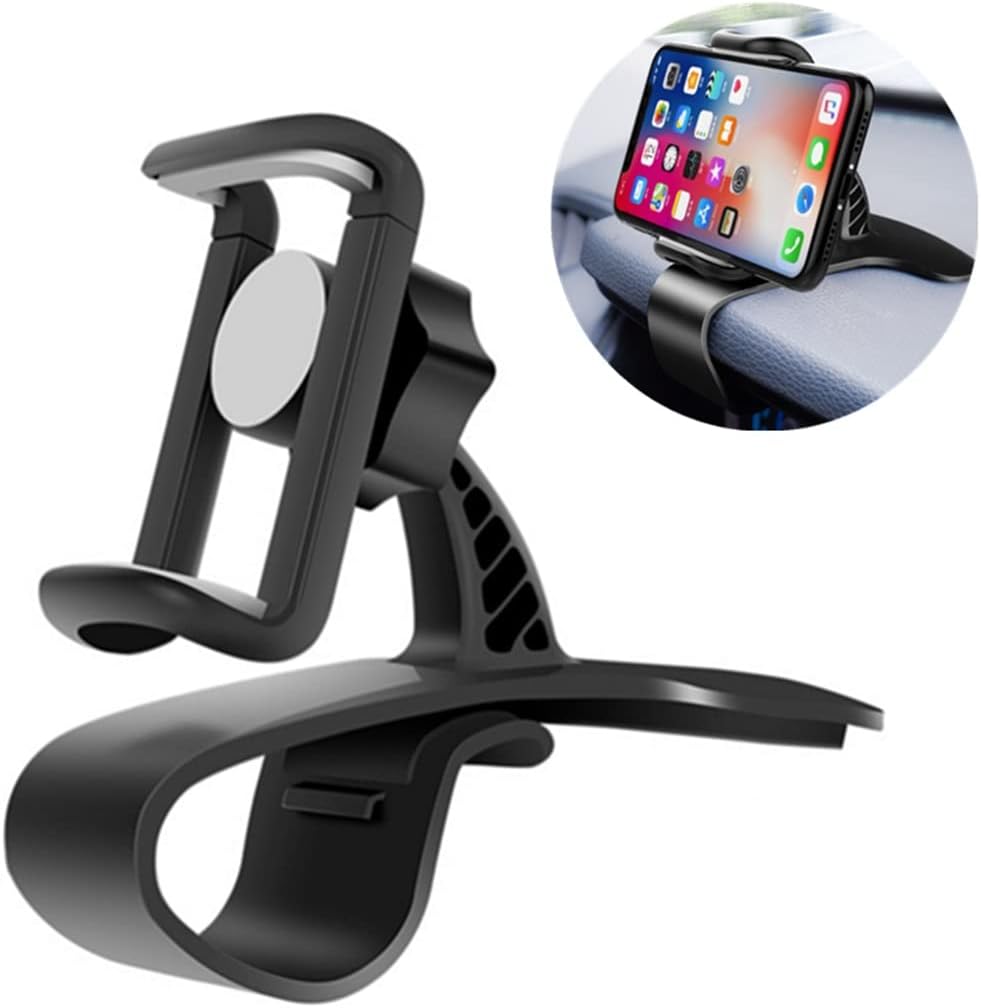 viby 360 degree car phone holder universal auto cell stand dashboard mount hud clip holder for phone display