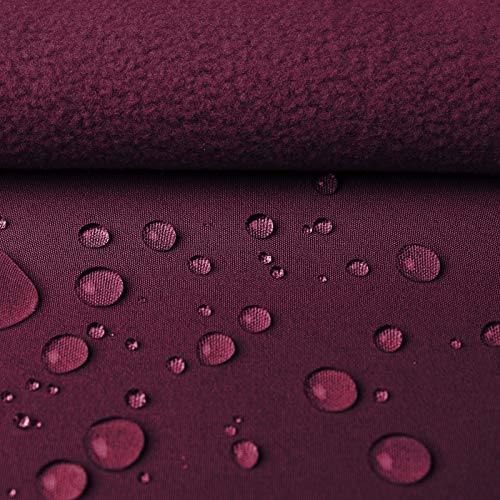 Oeko-Tex® High-Tech – Softshell con membrana climática - Tela de 3 capas: microfibra, membrana climática y jersey - Impermeable - Por metro (viola)