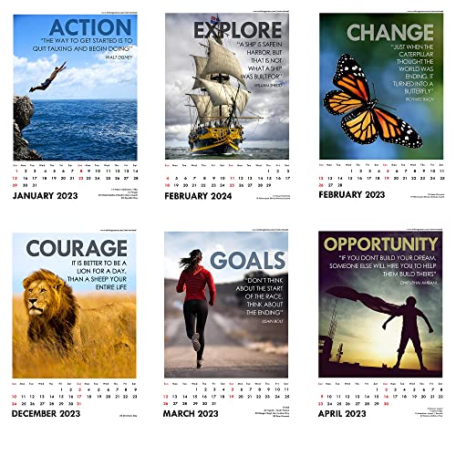 Image of Tallenge - Timeless Motivational Quote - 2023 Desk Calendar - 6 x 9 Inches for Home & Office (Paper, Desk Calendar)
