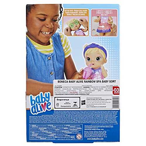 Baby Alive Rainbow Spa (Cabello Rubio) miniatura 3