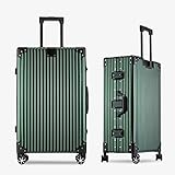HotWay All Aluminum Carry On Luggage, 20 Inch Hard Shell Suitcase with Spinner Wheels and TSA Lock, Luggage for Travel (22x14x9 Airline Approved)