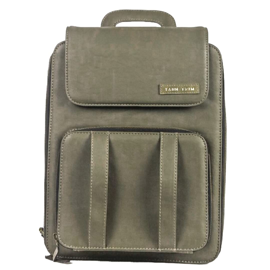 TANN TRIM Mini Metro Mover 2.0 Laptop Backback for 13 inch Laptop with 15 Litres Capacity-Vegan Leather-Water Resistant Travel Backpacks for Men and Women