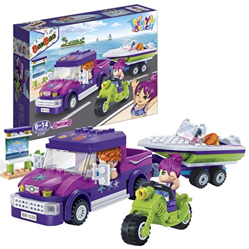 BanBao B6127 strand resa konstruktionsleksak, flerfärgad